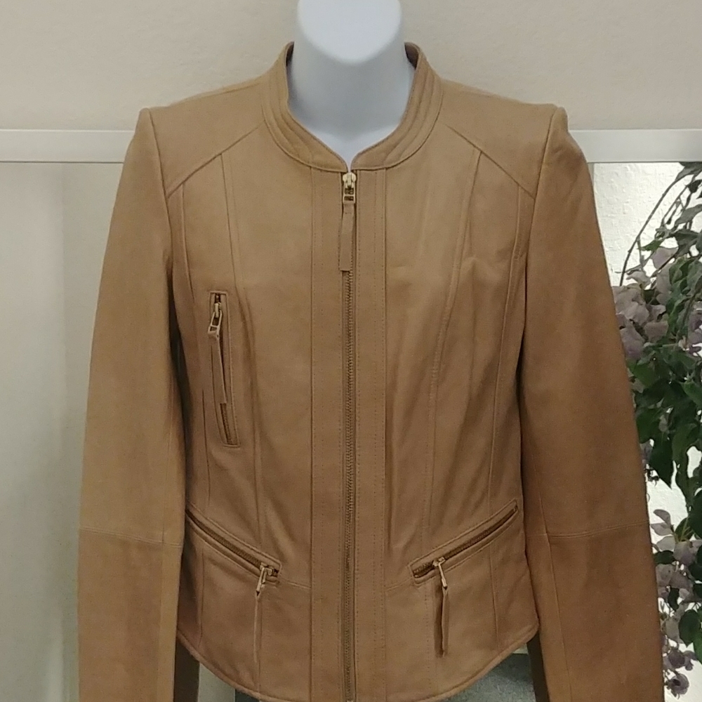 Gianni Bini Serena Leather Jacket